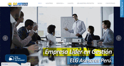 Desktop Screenshot of elg-asesores.com